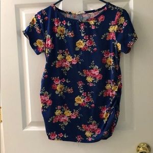 Floral maternity top